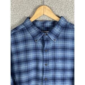 HB Harbor Bay Flannel Big Tall Men’s 3XT 100% Cotton Cabincore Cozycore